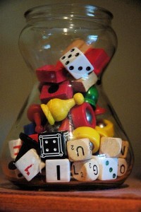 Game Piece Jar